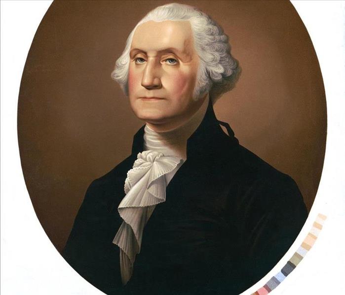 Portrait of George Washington.