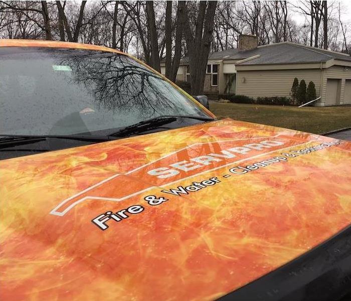 SERVPRO vehicle