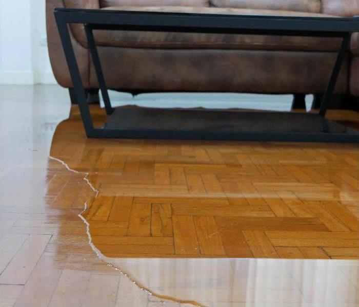 flood damaged home